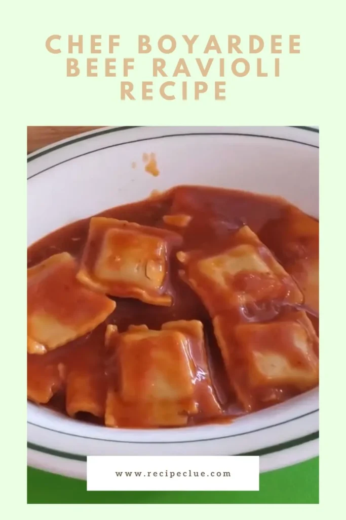 Chef Boyardee Beef Ravioli
