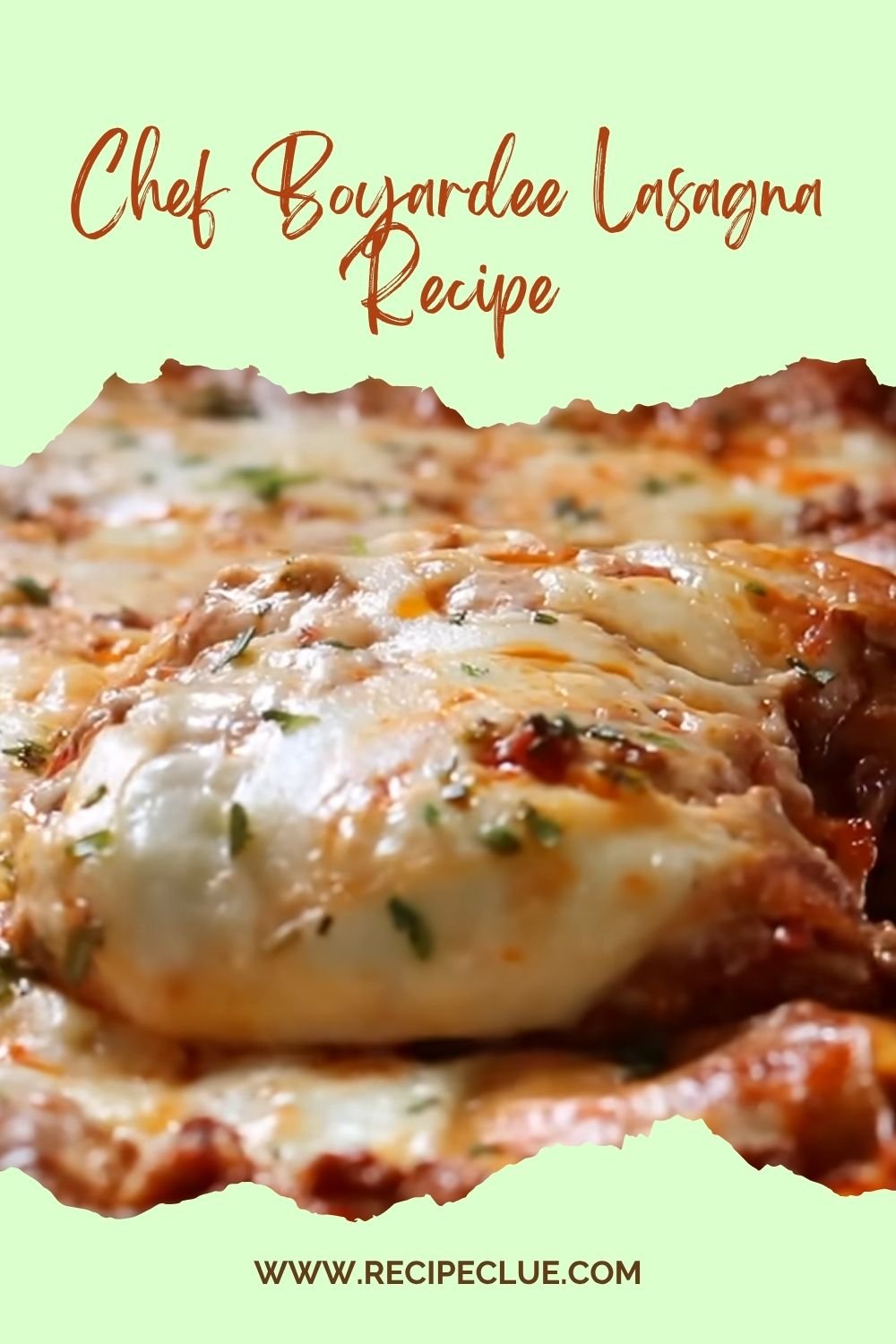 Chef Boyardee Lasagna Recipe
