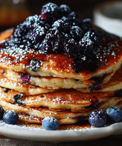 Vegan Blueberry Pancakes