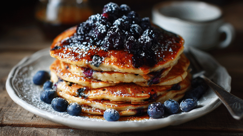 Vegan Blueberry Pancakes