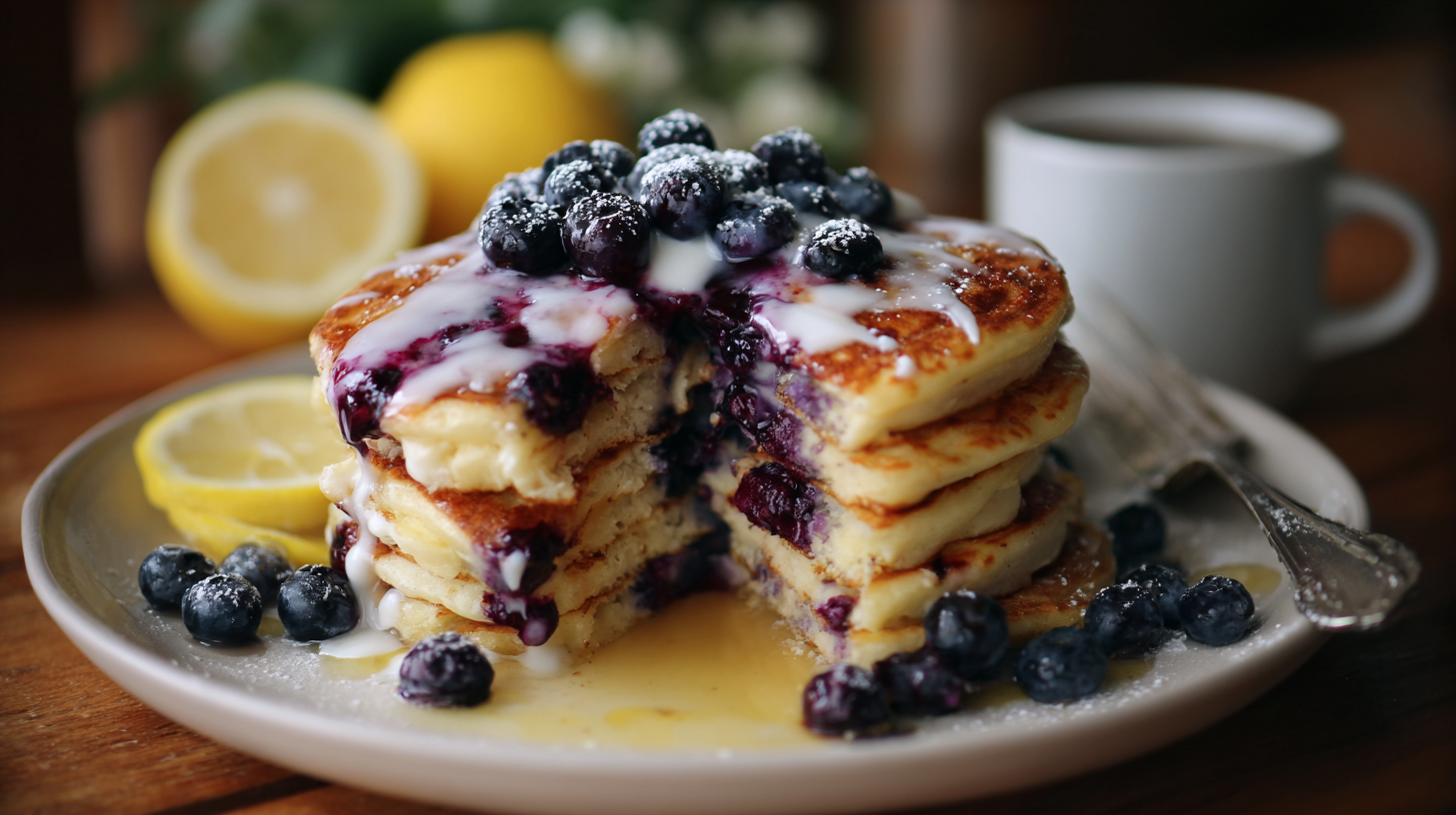 Vegan Blueberry Pancakes